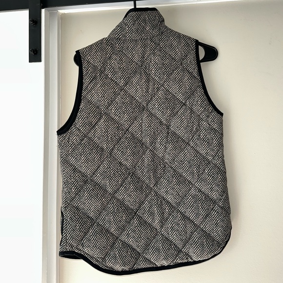 J. Crew herringbone puffer vest - Picture 2 of 3
